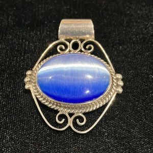 Vintage Sterling Silver 925 Pendent/ Slide D33
